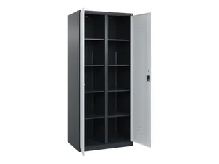 wasgoedverdeelkast,HxBxD 1850x800x500mm,vak B 400mm,draaigrendel - 2