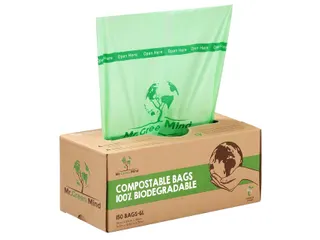 Afvalzak bio Mr. Green Mind 36x35cm 6 liter dispenser 150 stuks - 1