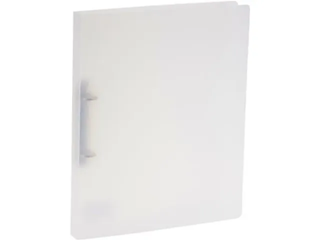 ringmap A4 PP 25mm 2 rings D-mech 15mm transparant wit