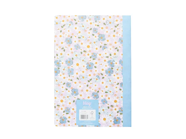 Cahier d'exercices B'LOG FLOWERS A5 quadrillé 5mm 48v 90gr shrink 2 p
