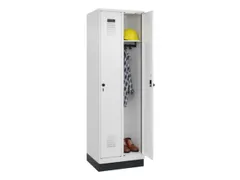 locker,HxBxD 1950x600x500mm,2vak,vak B 300mm,draaigrendel,sokkel