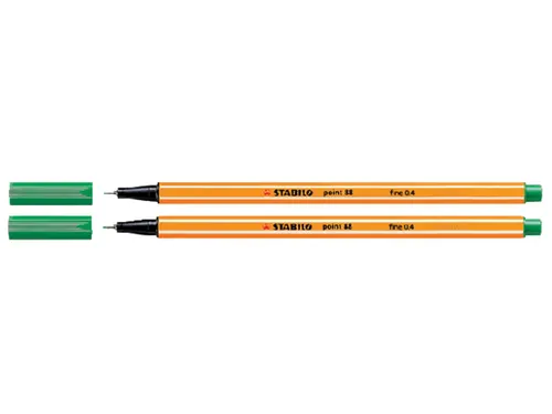 Fineliner STABILO point 88/36 smaragd groen 0.4mm