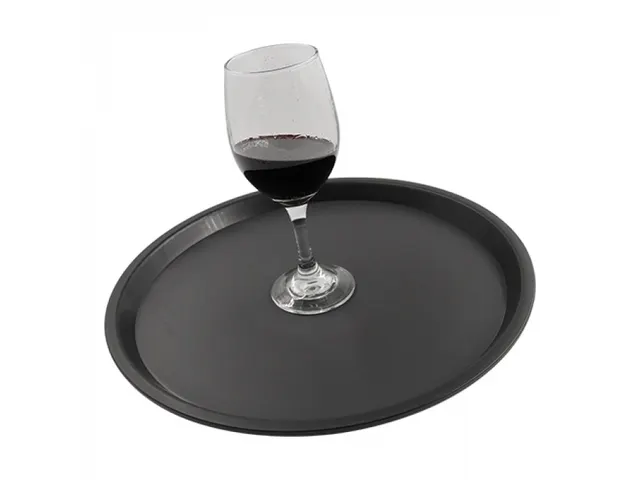Plateau CaterChef 30cm Noir avec couche antidérapante