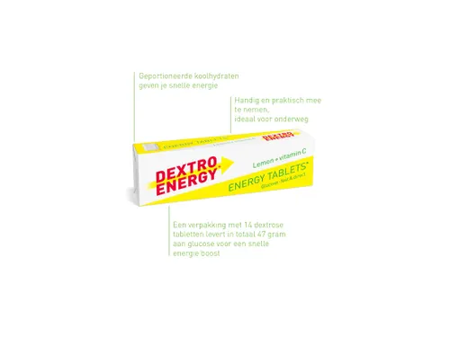 Dextro Energy Tablets Citroen pak 47 gram