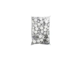 Professionele Theelichten 8 uur Wit 6 zak x 75 stuks - 1