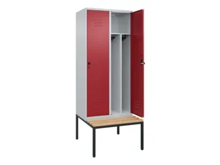 locker voor scheiding van kleding,HxBxD 2120x800x815mm,2vak - 2