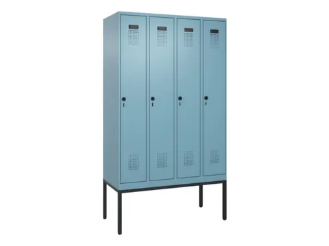 locker voor scheiding van kleding,HxBxD 2120x1200x500mm,4vak