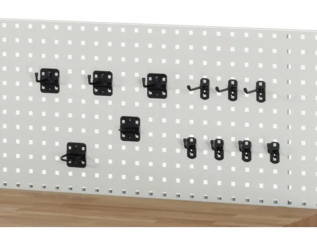 Houderassortiment,V. Perfoplaat,12-Delig