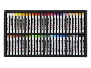 Oliepastelkrijt Eberhard Faber 9mm doos 50 stuks assorti - 2