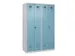 locker voor scheiding van kleding,HxBxD 1850x1200x500mm,4vak