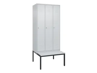 locker voor scheiding van kleding,HxBxD 2120x900x815mm,3vak - 1