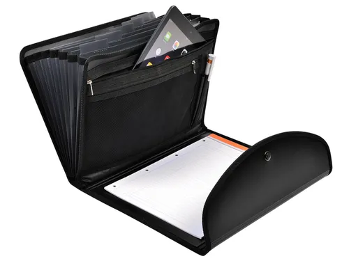 Sorteermap Exacompta Exactive Exacfolio 6 Vaks Zwart