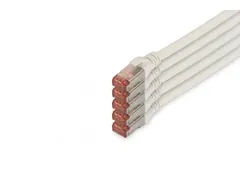 CAT 6 S-FTP patchkabel Cu LSZH AWG 27/7 Lengte 10m 5 stuks Wit