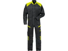 Fristads Fusion 8555 overall, fluo geel/zwart, maat 4XL, per stuk