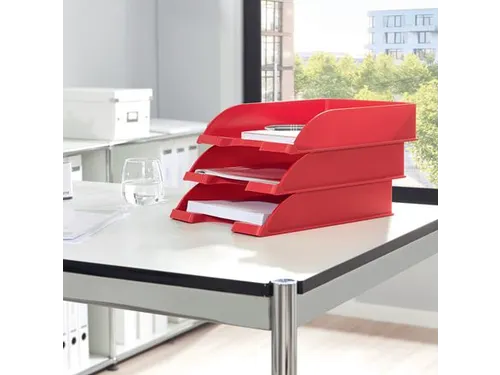 Brievenbak Leitz 5227 Plus standaard rood A4
