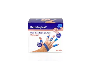 Detectaplast Universal metaal en X-ray detecteerbare pleister blauw - 2