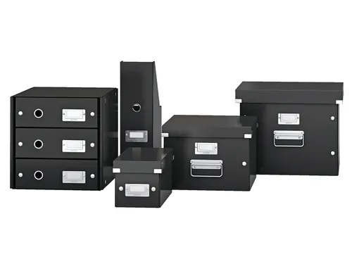 Tijdschriftcassette Leitz Click & Store Zwart 77% gerecycled karton