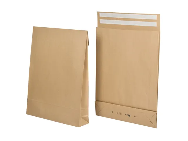 Enveloppe E-Commerce IEZZY 450x570x100+95mm avec fermeture retour brun