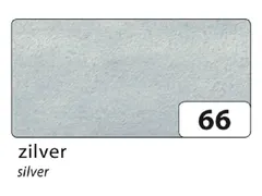 Zijdevloeipapier Folia 50x70cm 20gr nr66 zilver 5 vel