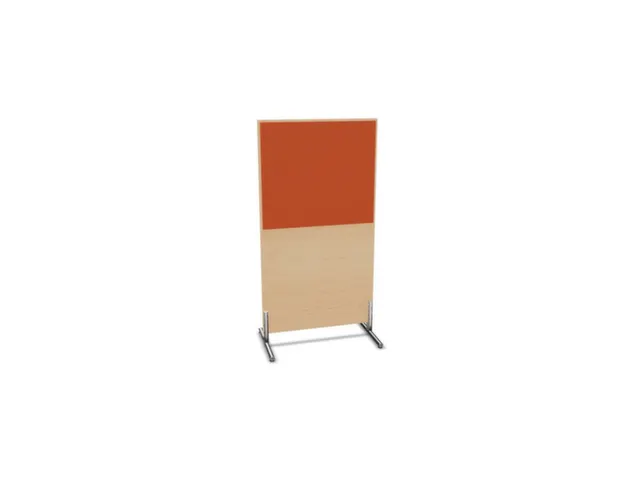scheidingswand,HxB 1545x800mm,NE-esdoorn,BN3012-oranje