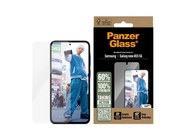 PanzerGlass Screen Protector Samsung Galaxy A56 5G | Ultra-Wide Fit