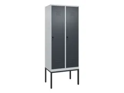 locker voor scheiding van kleding,HxBxD 2120x800x500mm,2vak