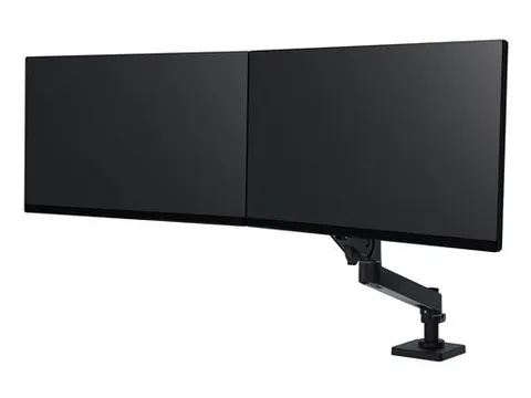 Bras 2 écrans Ergotron LX 45-684-292 Pro 27 inch Noir