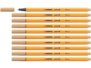 Fineliner STABILO point 88/88 fijn licht oker - 4