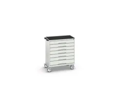 gereedschapswagen,HxBxD 965x800x550mm,4-voet/4wielen