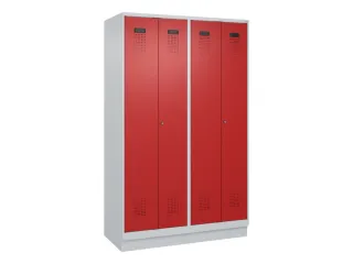 PBM-locker,HxBxD 1950x1200x500mm,4vak,vak B 300mm,cil.-slot - 2
