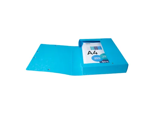 Klasseerdoos glansk. rug 60mm A4 turk.
