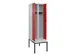 locker voor scheiding van kleding,HxBxD 2120x600x815mm,2vak