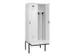 locker met bank,voor scheiding van kleding,HxBxD 2120x800x815mm,2vak