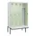 locker met bank,voor scheiding van kleding,HxBxD 2120x1200x815mm,4vak