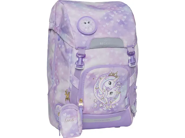 Schooltas Beckmann Classic Maxi Unicorn Princess Purple