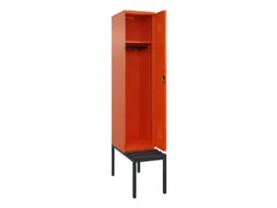 locker met bank,HxBxD 2120x400x815mm,1vak,vak B 400mm,cilinderslot