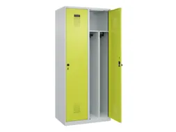 locker voor scheiding van kleding,HxBxD 1850x800x500mm,2vak