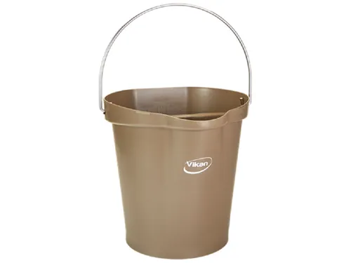 Hygiene 5686-66 emmer 12 liter bruin maatverdeling en schenktuit