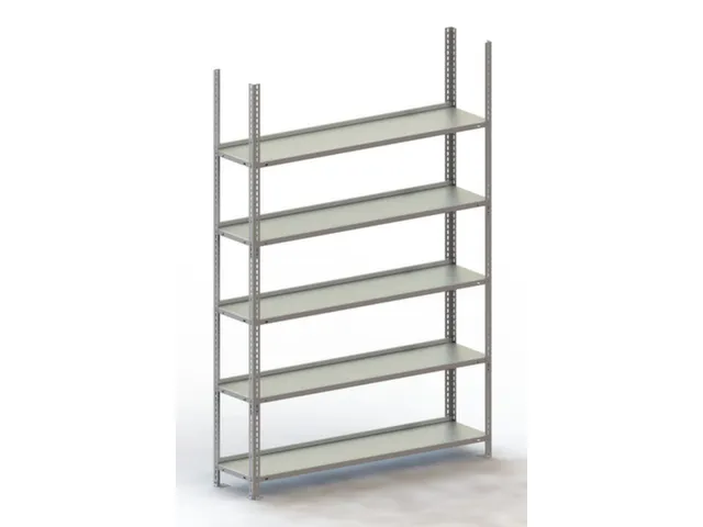 magazijnstelling,grondveld,HxBxD 1850x1254x304mm,vaklast 80kg