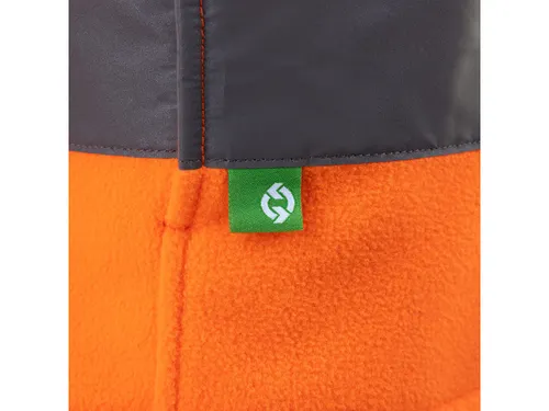 Fleece vest Arco Responsible Hi-Vis oranje maat 3XL