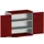 kast met perforaties HxBxD 1000x1050x525mm 2xStalen bodem RAL3004