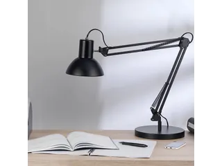 Unilux Success 66 bureaulamp met klem en voet Zwart - 6