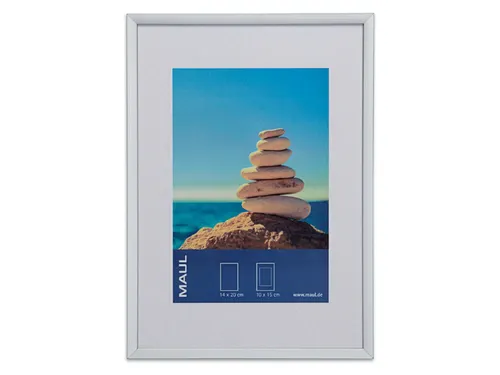 Fotolijst MAUL design 15x21cm aluminium frame zilver