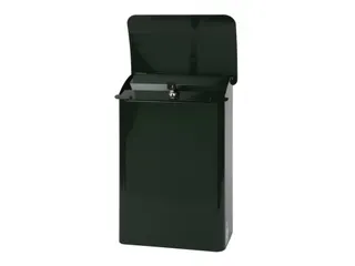Wandbrievenbus, B 29 Cm Staal Groen - 2