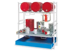 Complete Aanbieding Stapelframes 3X200L Roosterlegbord