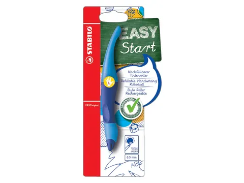Rollerpen Stabilo Easy Original Links Lblauw/dblauw 0.5mm