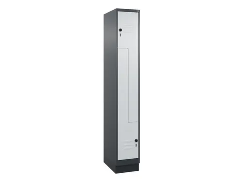 Z-garderobekast,HxBxD 1950x300x500mm,vak B 150/300mm,draaigrendel