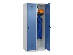 locker,HxBxD 1850x800x500mm,2vak,vak B 400mm,draaigrendel