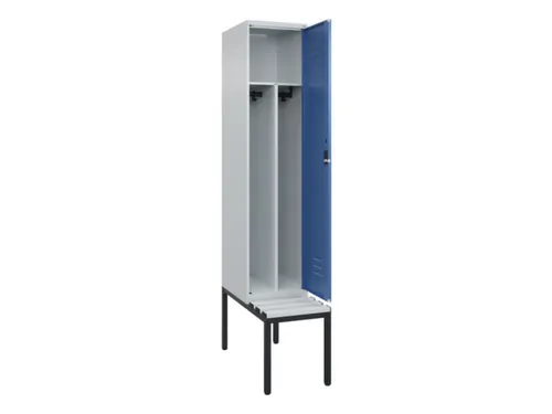 locker voor scheiding van kleding,HxBxD 2120x400x815mm,1vak