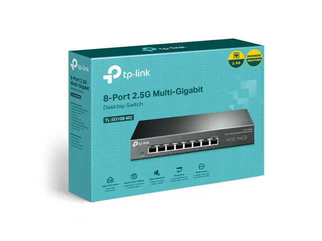 tp-link TL-SG108-M2 8-poorts 2.5 Gigabit Desktopswitch